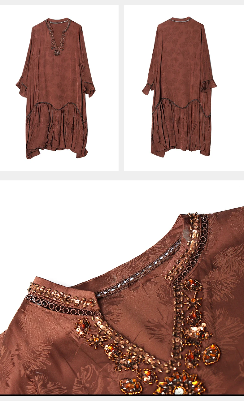 NEW TRENDING ODM, OEM WOMEN BABYDOLL DRESS IN SILK FOR EUROPE AND NORTH AMERICA MARKET