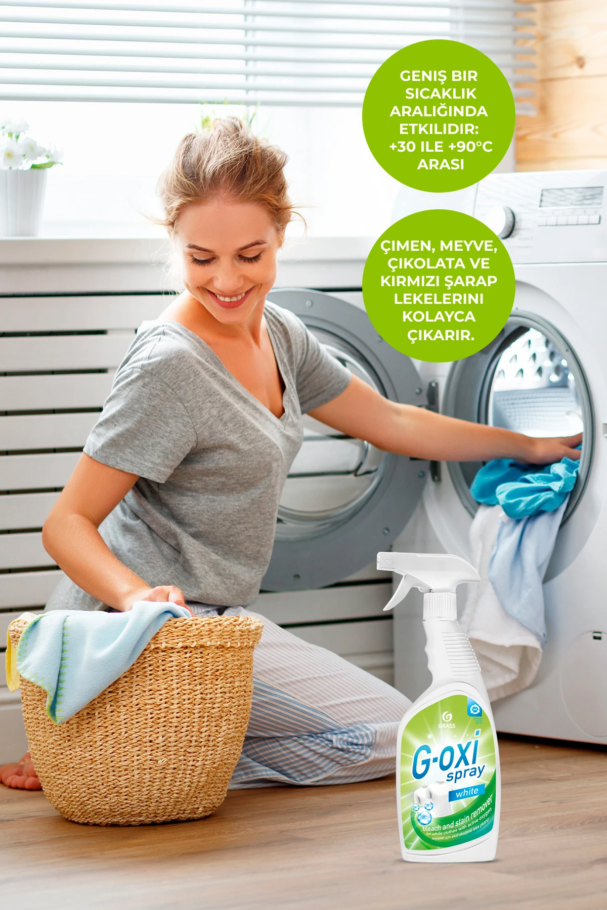 Stain Remover and Bleach for white fabrics G-OXI spray