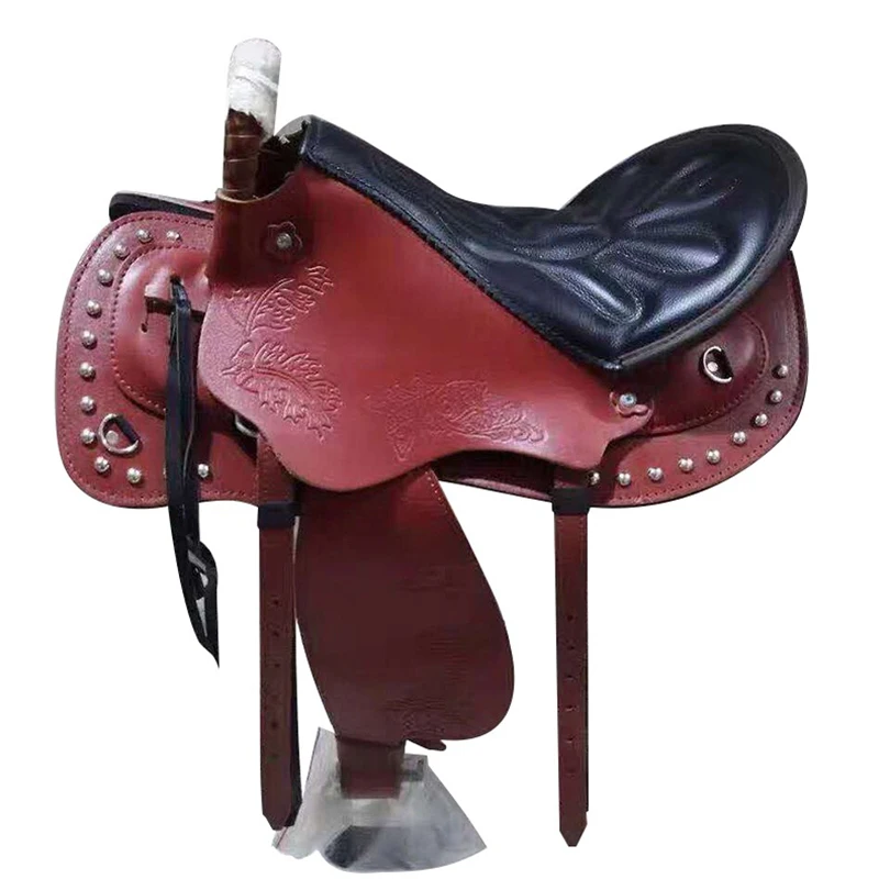 Wholesale 2022 Leather Material High Quality Wholesale Best Design Cheap Price Light Weight Horse Riding Saddle