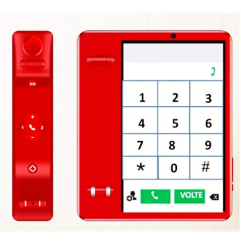 3G 4G SIM-карта Android смартфон с фиксированным сенсорным экраном и функцией видеовызова телефон с Wi-Fi запись для домашнего бизнеса стационарные телефоны