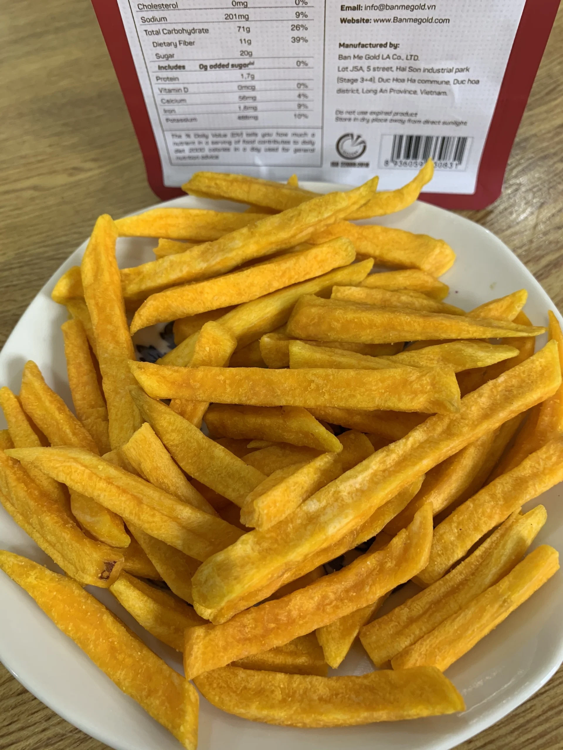Dried Sweet Potato Chips For Wholesale Cheap And OEM Professional Hot 2022  good quality from Viet Nam