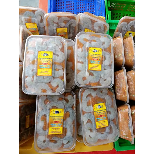 Market Wholesale Quality Product Peel Undeveined Frozen Shrimps Bag Red Bulk Style Packaging Color Package Weight Shelf Headless