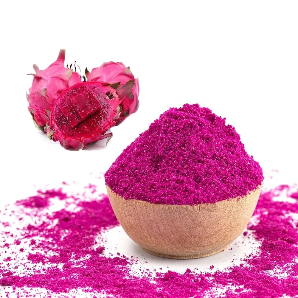 Pure organic pink pitaya powder cheapest price freeze dried natural dragon fruit powder