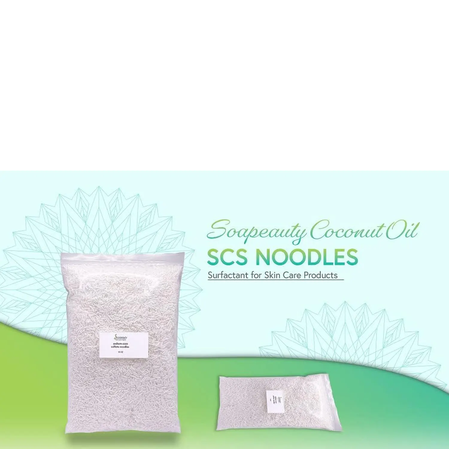 Soap Making Supplies - Sodium Coco Sulfate Noodles for Handcrafted Soaps Wholesalers Soap Noodles