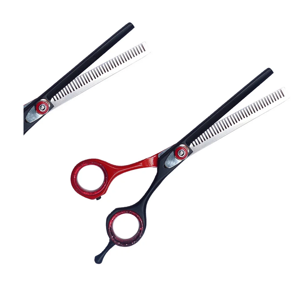 6.25-Inch Japanese Stainless Steel Barber Scissors - Professional Hairdressing Scissors Set with Custom Super Sharp Blades