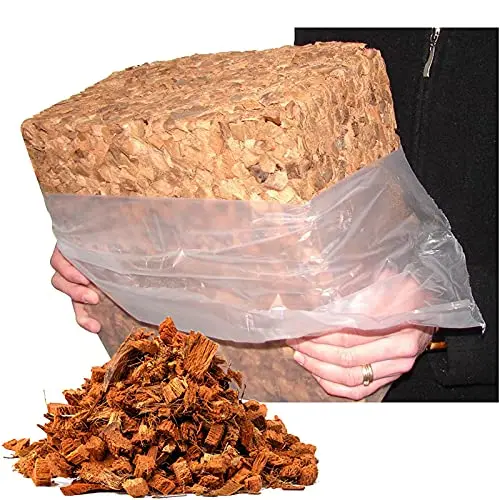 Coconut Husk Chips With Mesh Packed In Box Bale