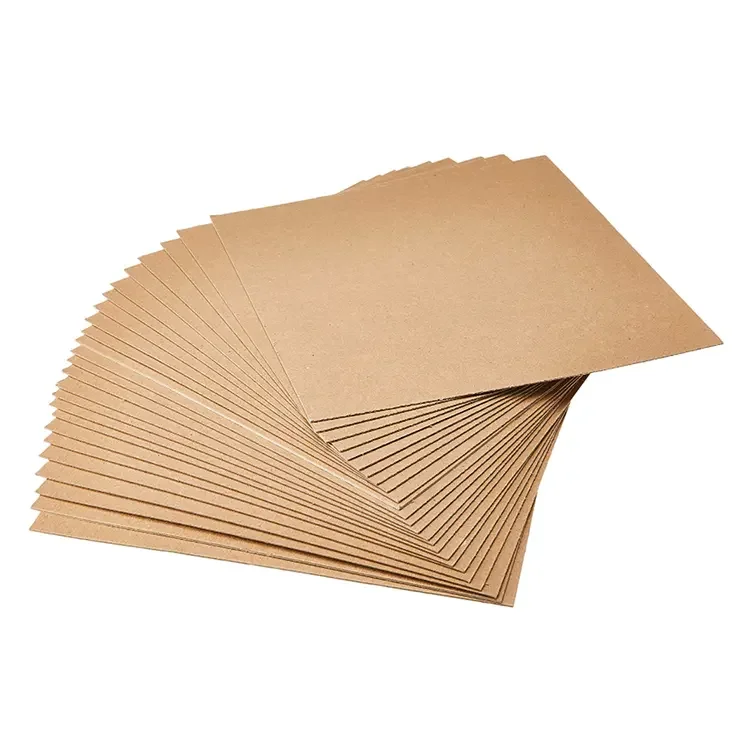 Custom Brown White Paper Card Board Package Box Corrugated Cardboard Sheets For Box Making
