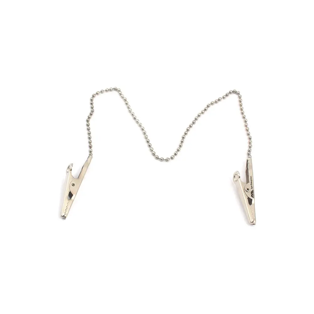 Bib Chain Napkin Holder Polish Flexible Steel Wire Alligator Clip Flexible Autoclave Dental Instruments Tool Dentistry