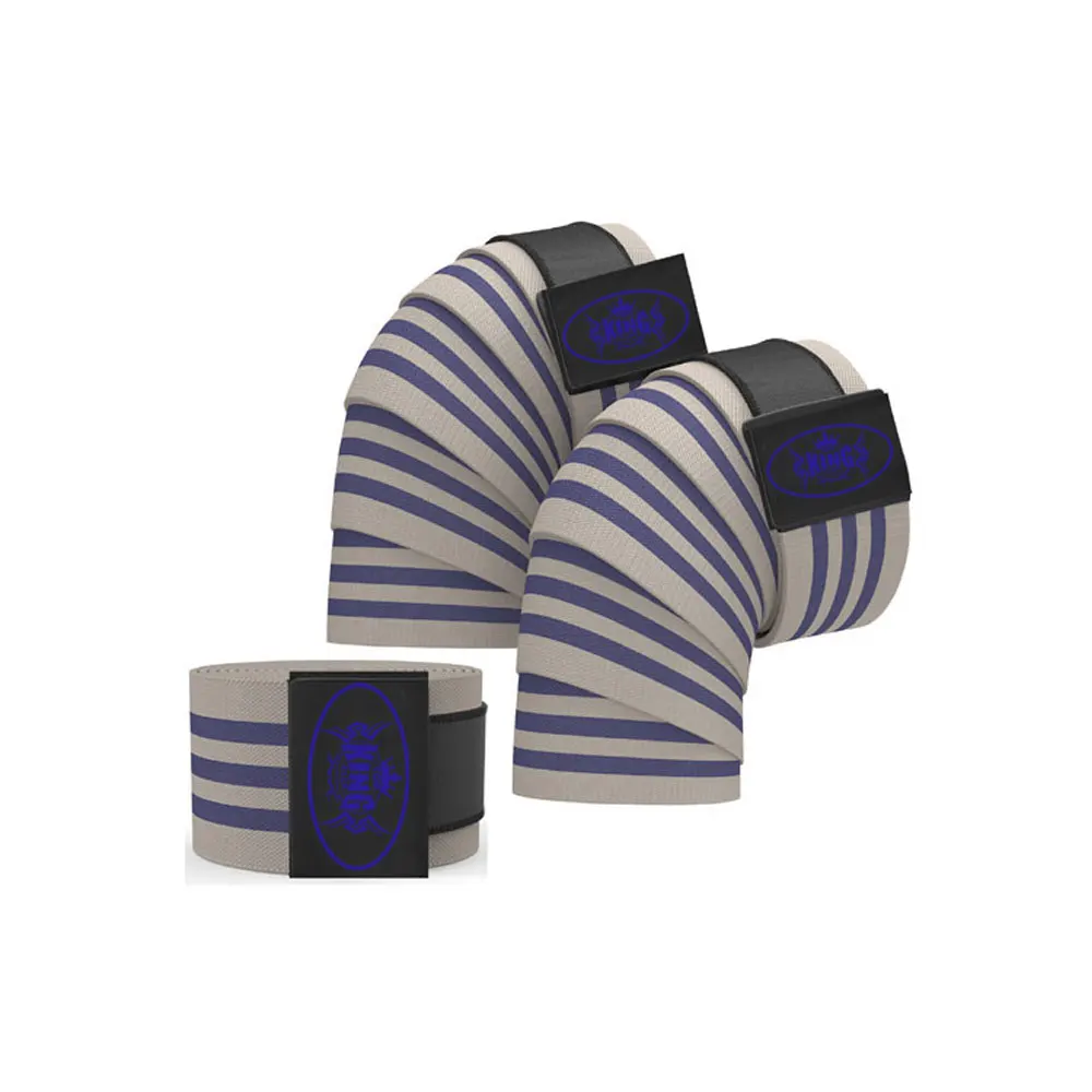 Made Of High Quality Material Weightlifting Knee Wraps Gym Training Competition Wear Weightlifting Knee Wraps