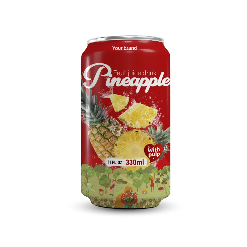 Оптовая продажа ананасовый сок премиум-класса 330 мл консервированный из Вьетнама принимается частная торговая
