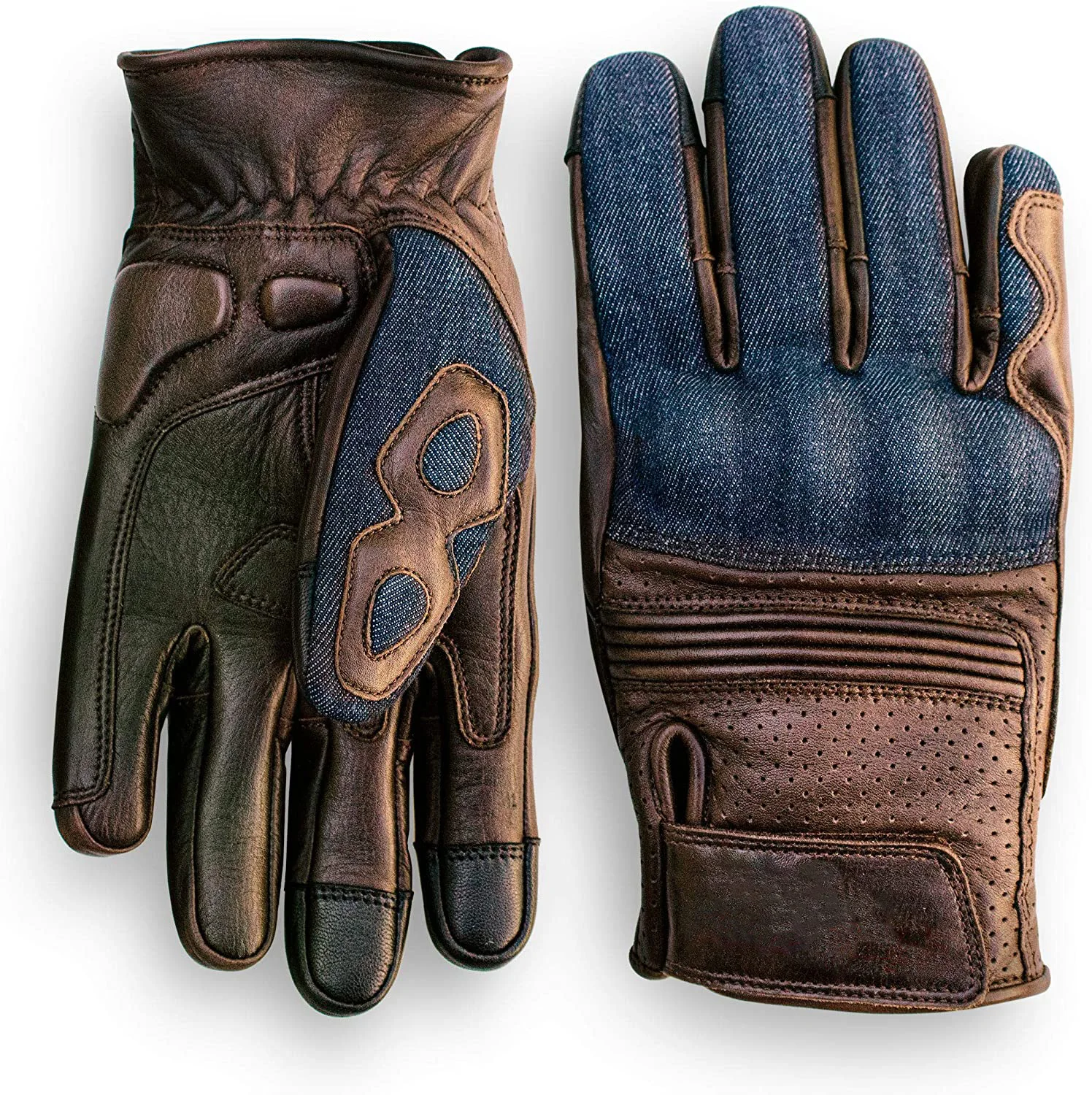 New Design Trending Your Own Logo High Quality Leather Material High Quality Light Weight Motorbike Gloves