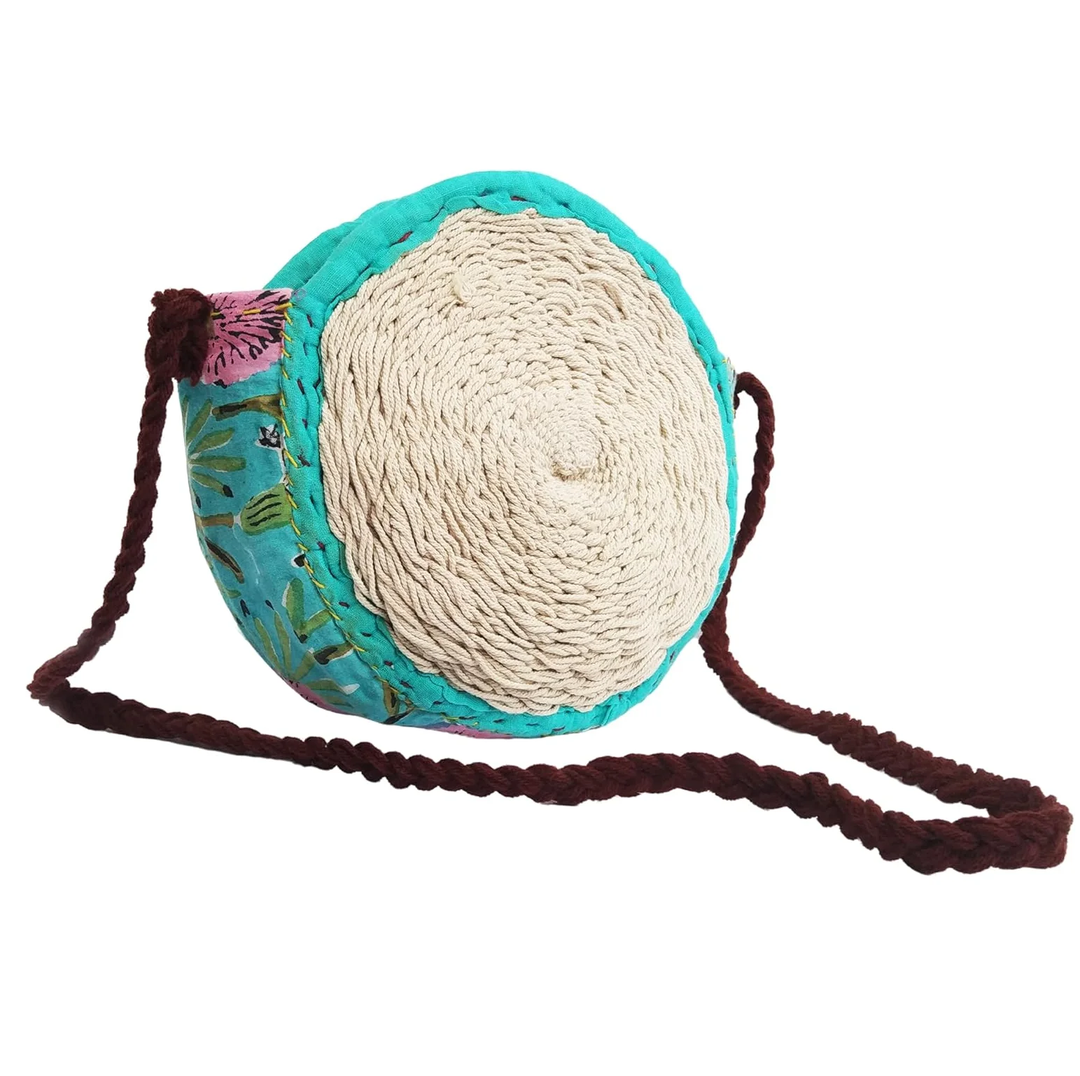 New design Bohemian Hand Knitted Crochet Handbag Purse Designer look Wool Yarn Crochet Tote Bag Pattern for sale