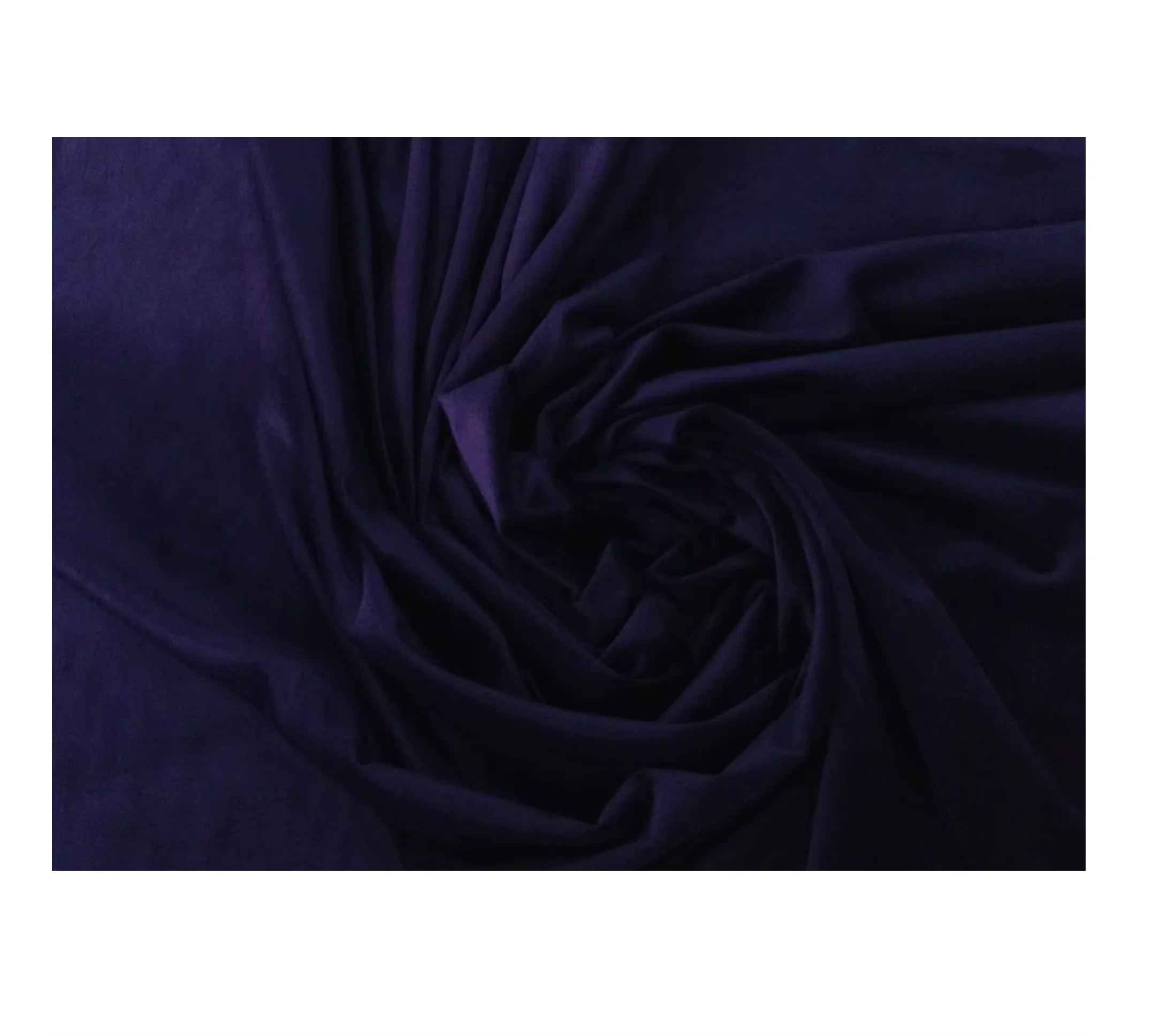 Navy blue Cotton Linen Fabric Gray