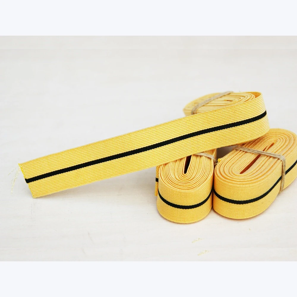 Pakistan Made High Quality 2025 Style 16 mm Gold Black Sleeve Braid Customized 2 Meters Braids with Uniform Effects for Uniforms