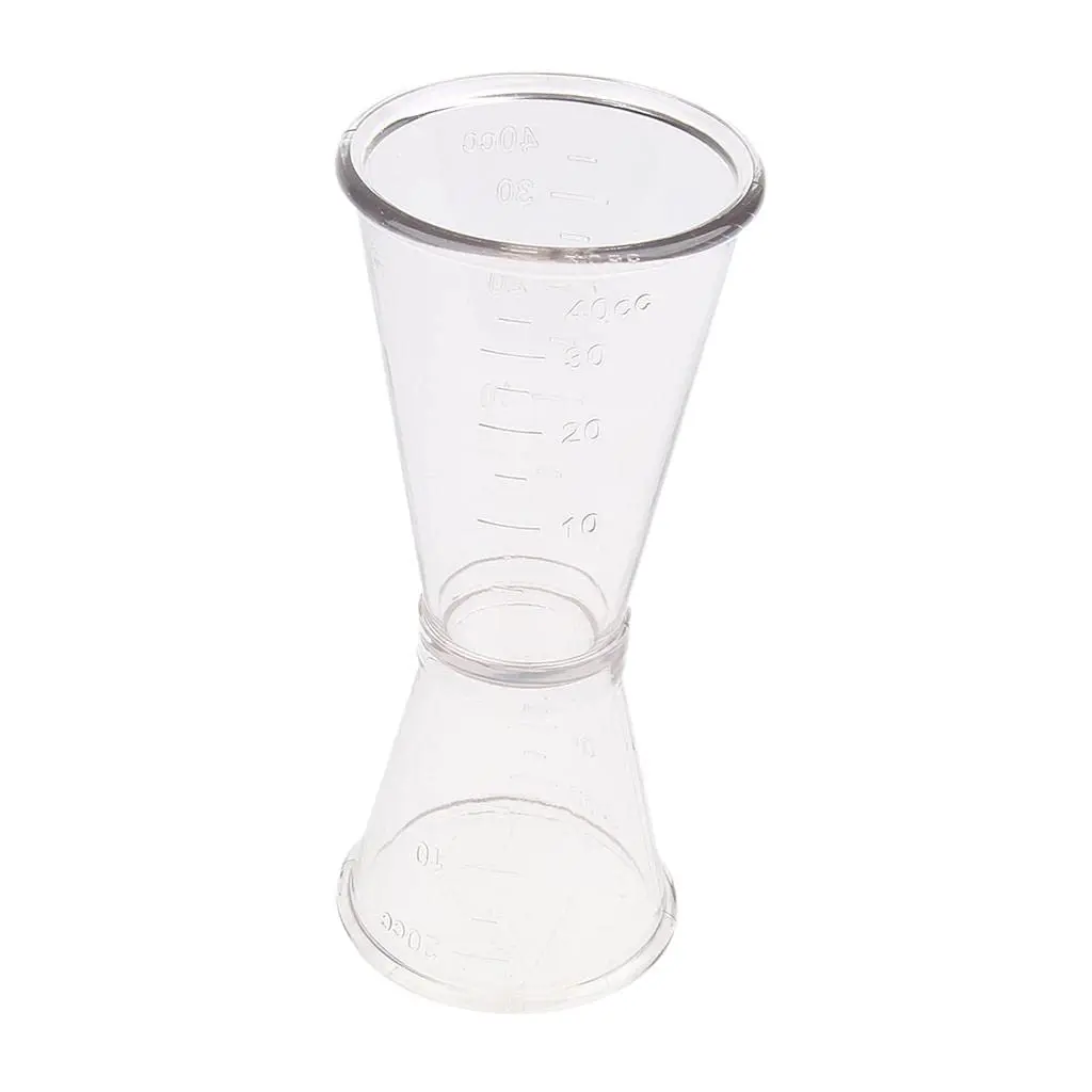 2024 Best Wholesaler Double Wine Jiggers Measuring Cup Plastic Cocktail Jigger for Bar Accessories
