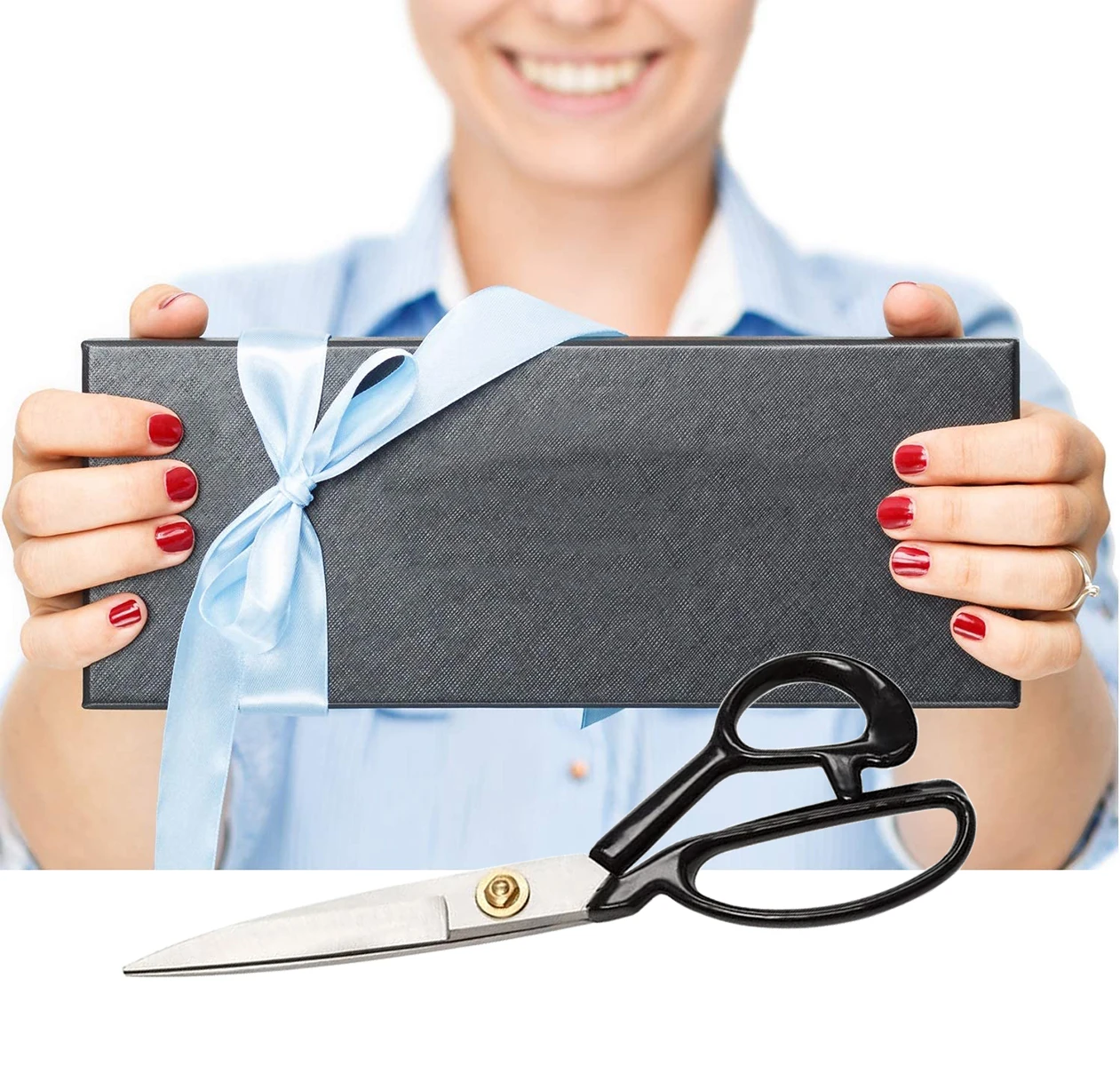 Dressmaking Scissors 10 Inch Stainless Steel Sharp Shears For cutting Fabric Clothes, Leather, Sewing & Tailoring