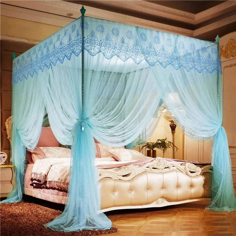 Wholesale Palace style floor-to-ceiling Single layer Square Mosquito net