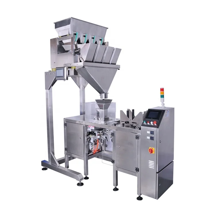 Automatic Granule Packing Machine Doypack Filling Machine Coffee Bean Candy Candis Seeds Grain Zipper Pouch Packing Machine
