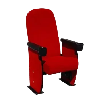 Buy Luxury Design Elegant Red Cushioned Theater Chair / Auditorium Chair Manufacture in India Wholesale Prices