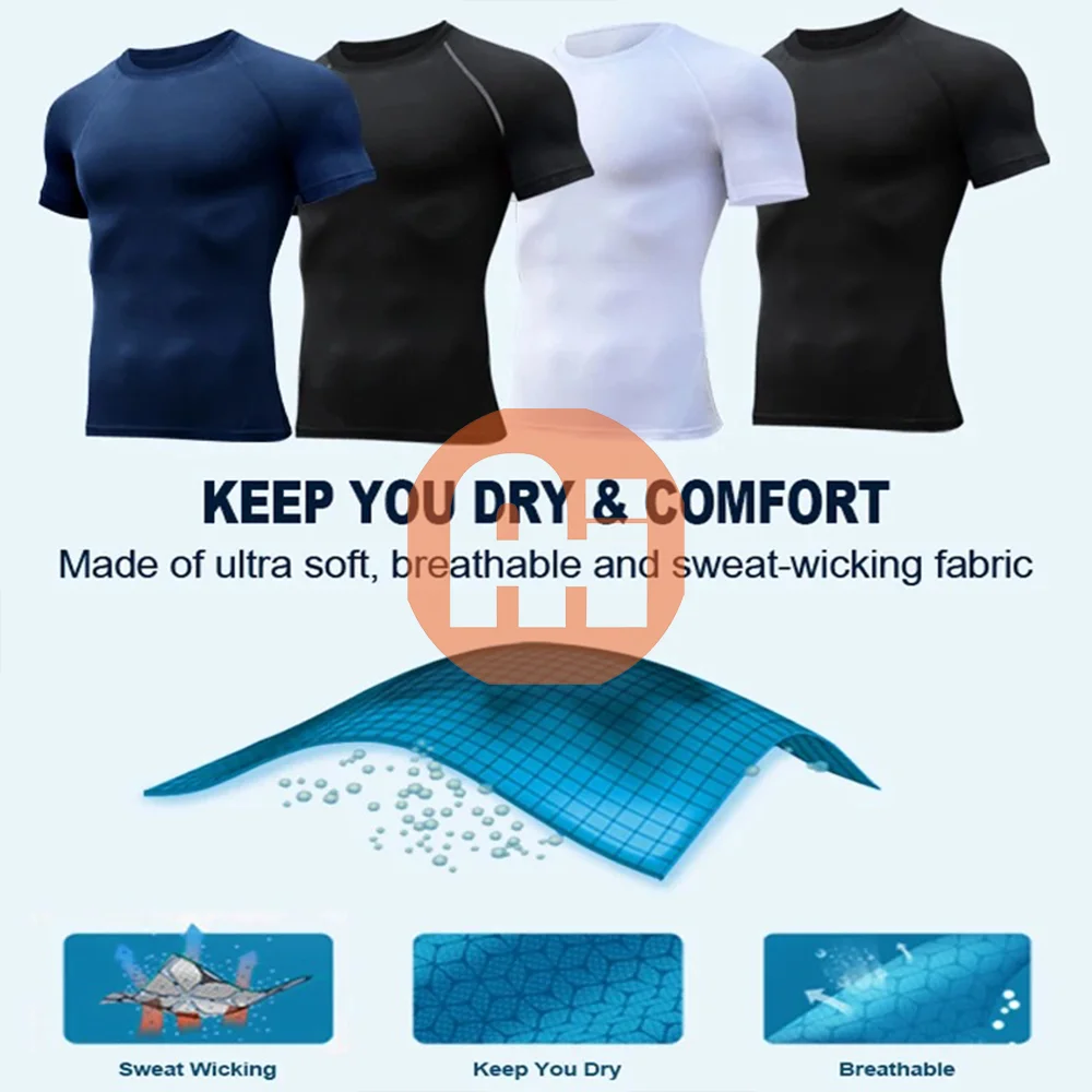 Oem High Quality 2024 Gym T shirt For Men Custom Sports wear T shirt Wholesale Solid Colour Gym Shirt
