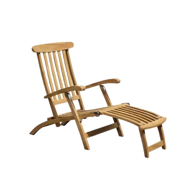 Solid Wood Folding Chairs For Beach Park and Pool Furniture Wooden Sun Loungers Costumiz Product and Design High Quality Sun Bed
