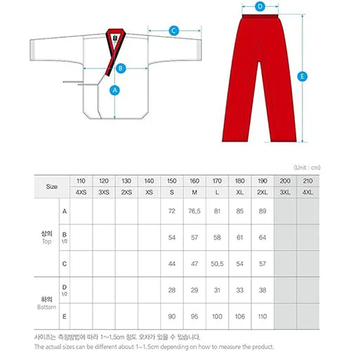 Korea Taekwondo Poomsae wholesale Uniform WT Logo Taebek Poom Uniforms Dobok MMA Martial Arts Karate Judo Kickboxing Uniform