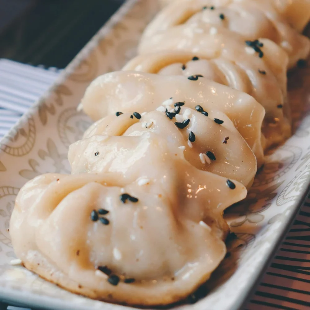 Dumpling Steamer, 8 Inch Bamboo Dim Sum or Bao, Baozi Steamer Basket Mini Bamboo Steamer with Lid Made in Vietnam