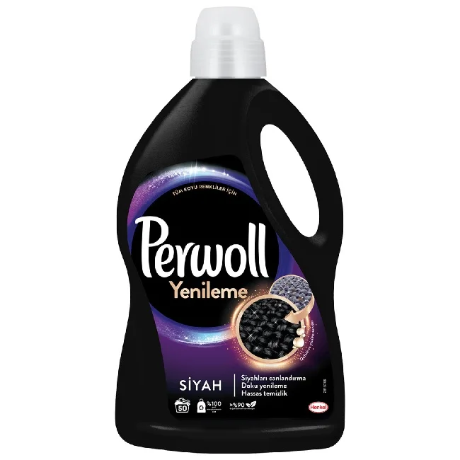 PERWOLL SENSITIVE CARE LIQUID LAUNDRY DETERGENT COLOR WHITE BLACK FLOWER CHARM REFRESH REFRESHMENT PERWOLL SENSITIVE CARE DETERG