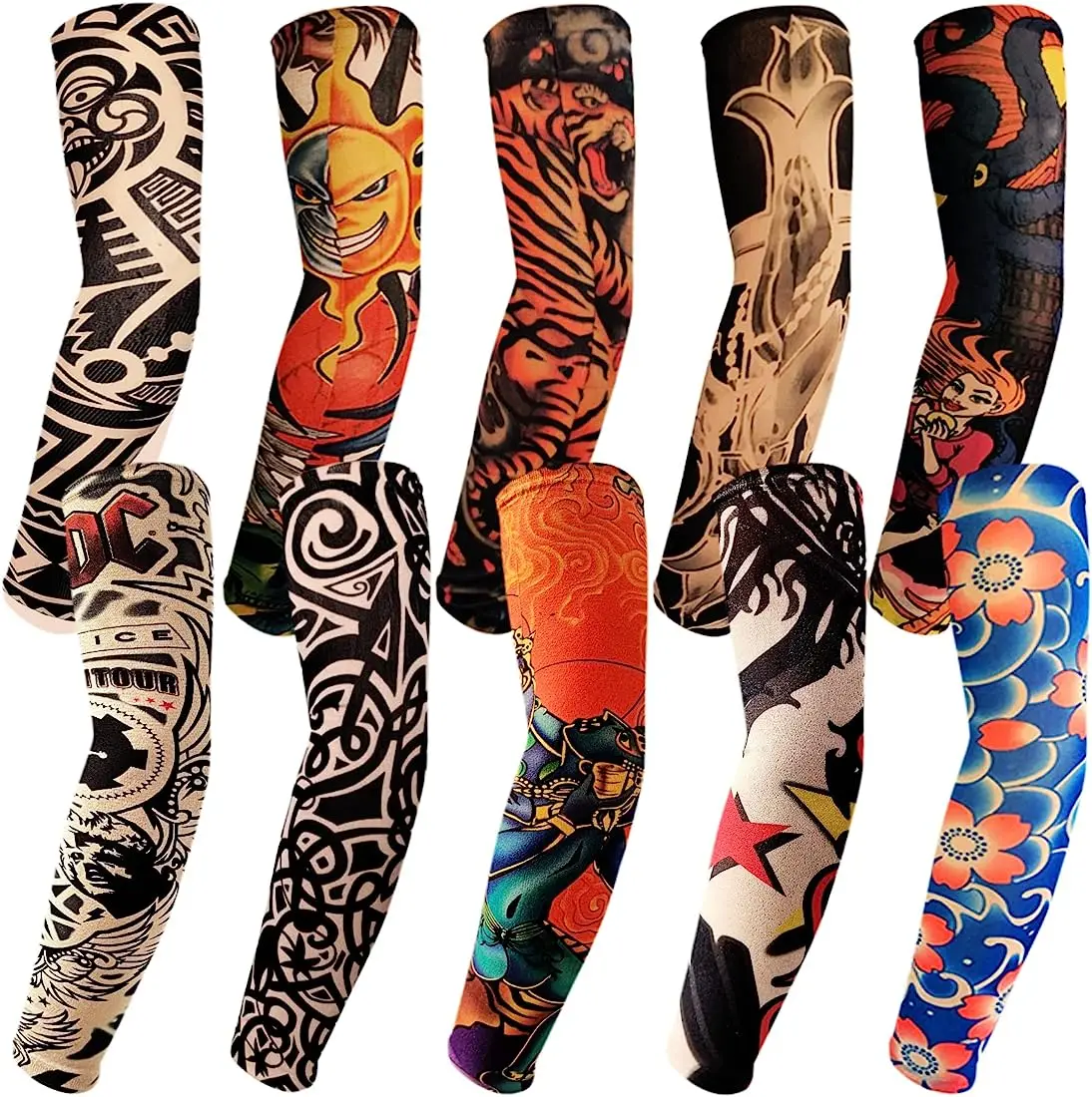 High Quality Factory Price Custom Logo Sports Cool Arm Sleeves Cycling Basketball UV Protector Compression Arm Sleeve