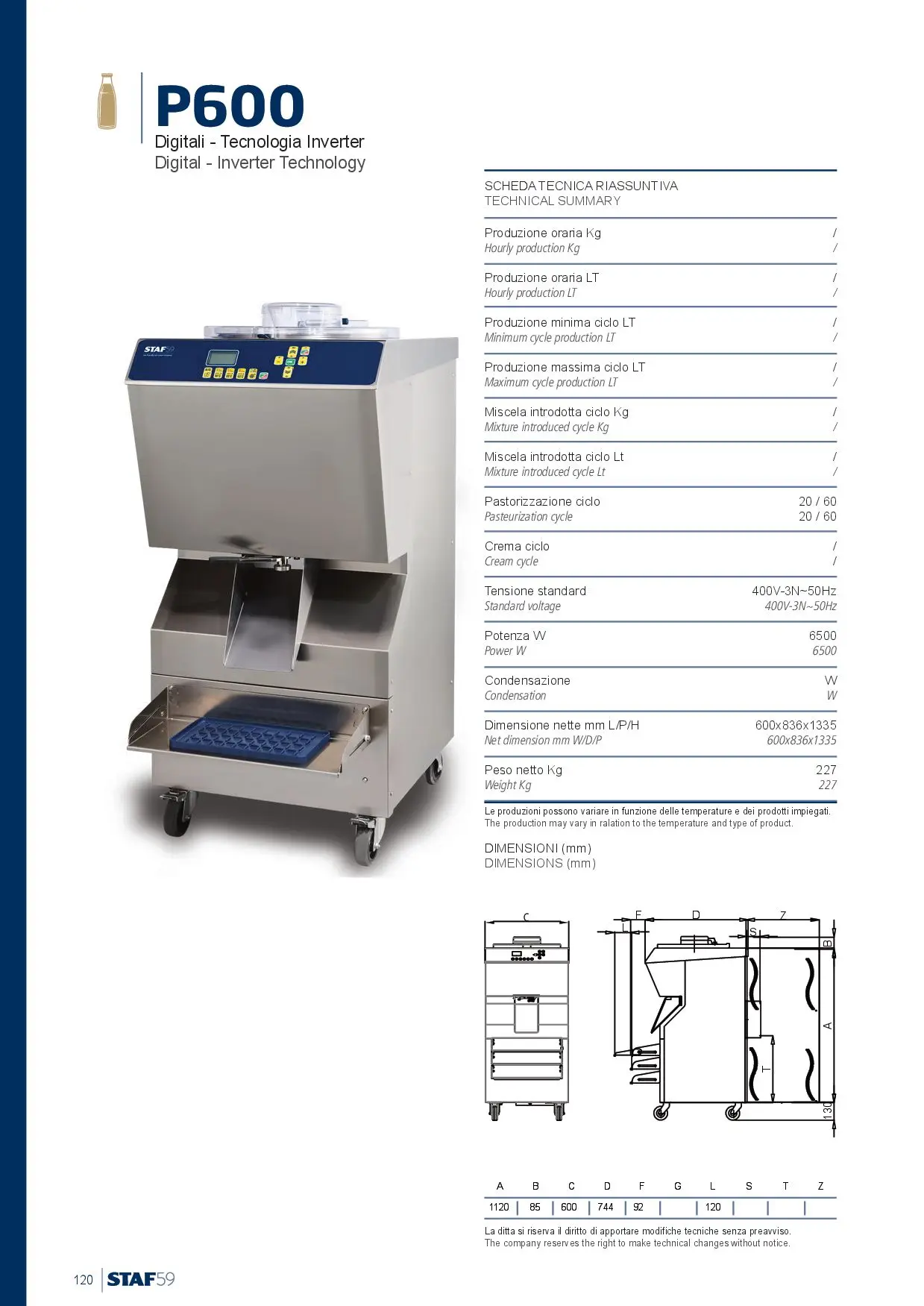 High-Efficiency Vertical Electronic Pasteurizer P600 - Enhanced Safety & Quality Control for Ice Cream Production