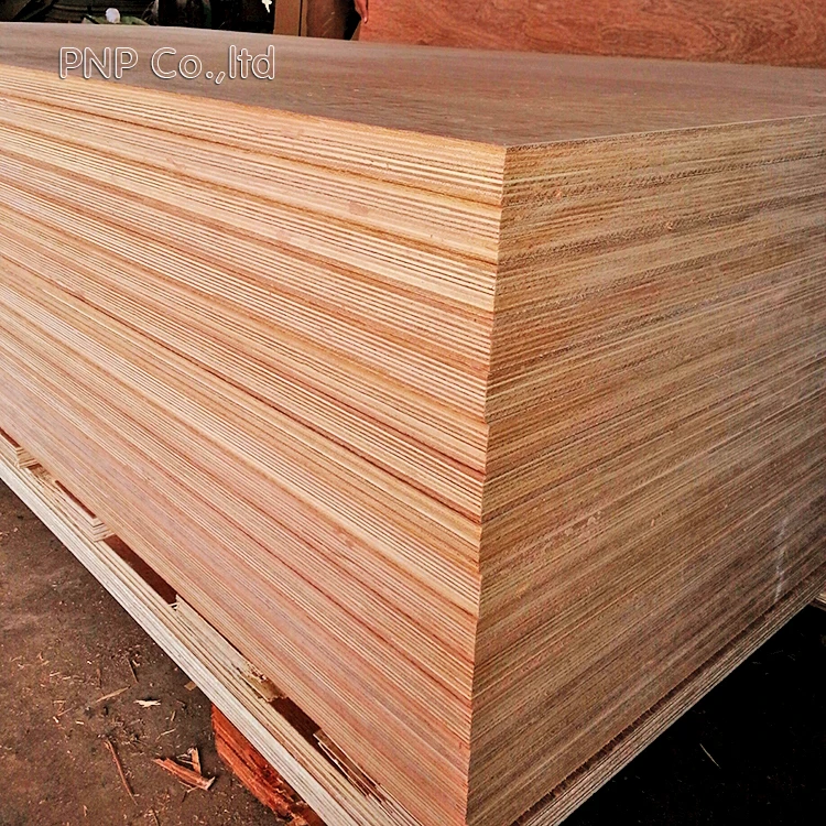 Factory direct sales 19 ply boards waterproof 28mm keruing flooring plywood natural color for container from Vietnam