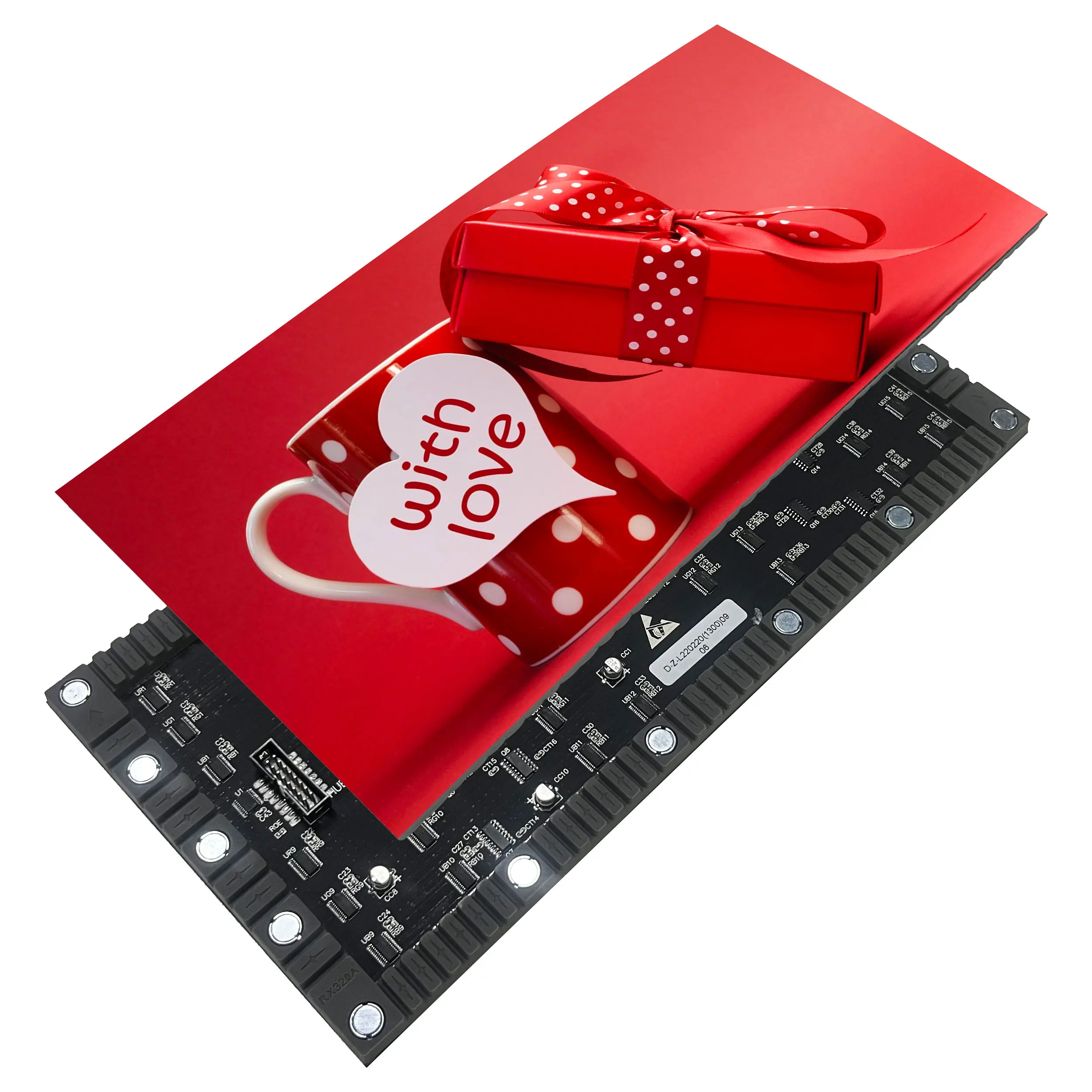 hot version P3.076 LED  flexible video wall PMW hub75interface support novas linsn huidu control system