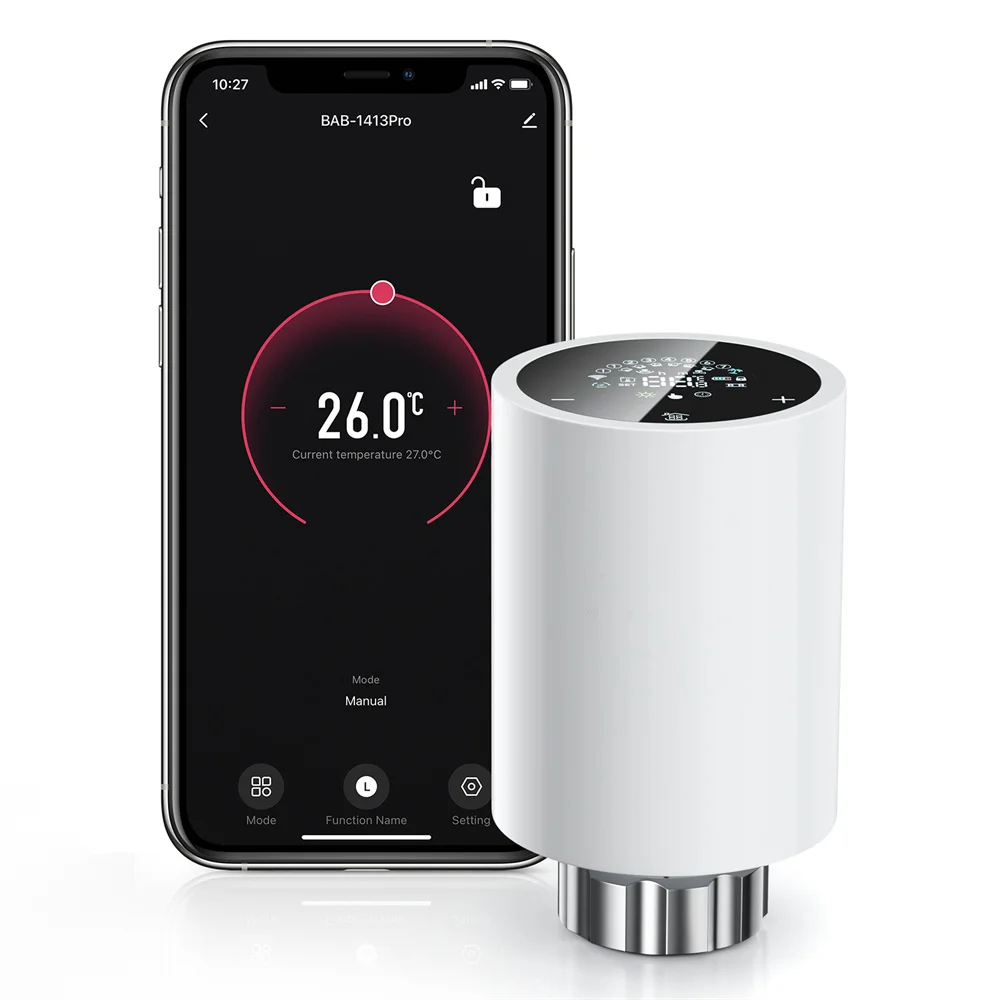 Zigbee Trv Wifi Radiator Thermostat Valve, Thermostatic Water Heating Radiator Valve, Connected Thermostatic Radiator Valve