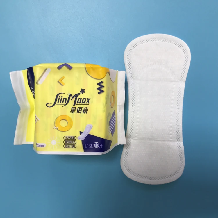 wholesale Ultra Thin  Bamboo Fiber Sanitary Napkin Women Organic Cotton Pads Biodegradable Napkins Super Absorption