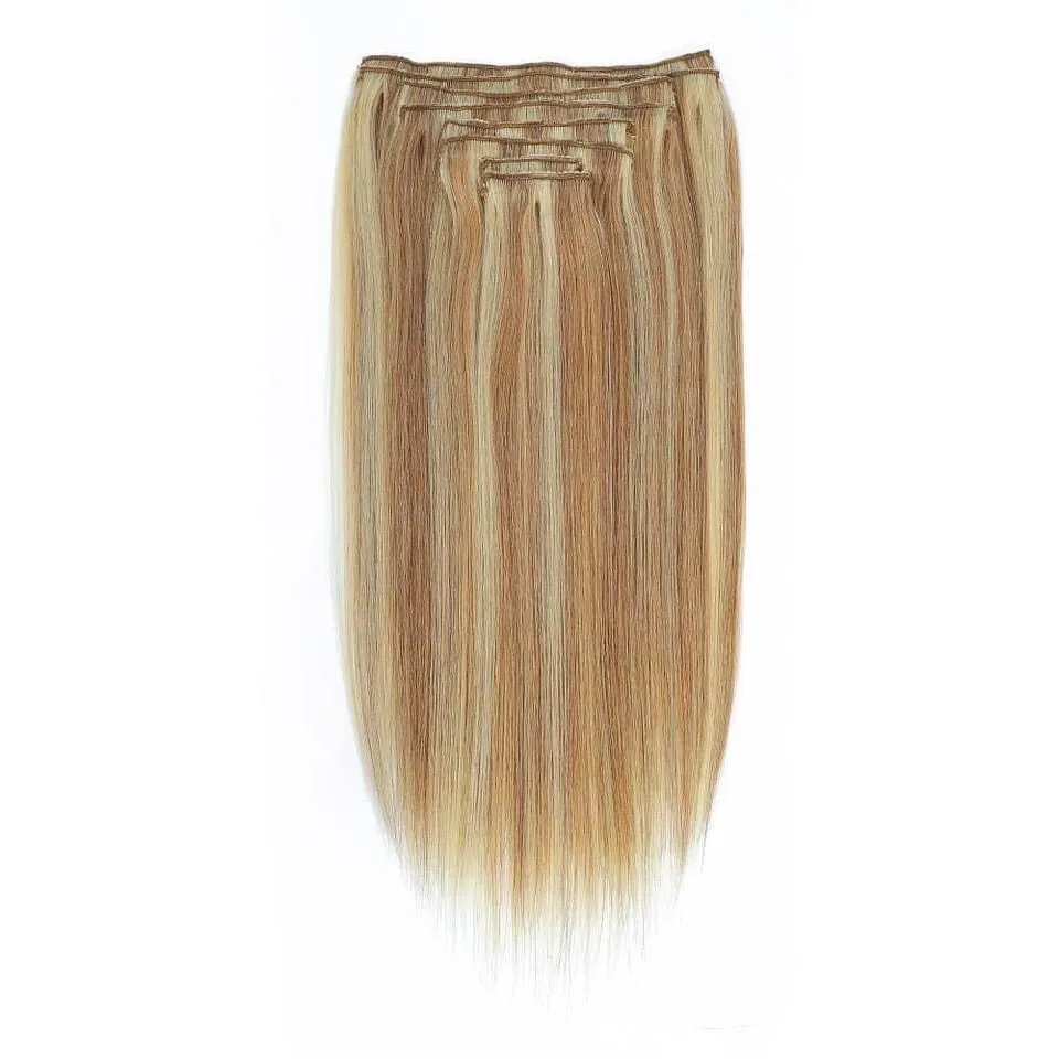 Top Choice Clip in Hair Extension Super Double Drawn Cuticle Aligned Hair Extension 100% Remy Virgin Hair Competitive Price