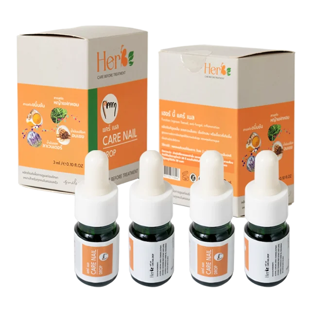 Nail Care Serum Drop Heals Ingrown Nails with Thai Botanical Extracts, Restoring Natural Nail Strength.