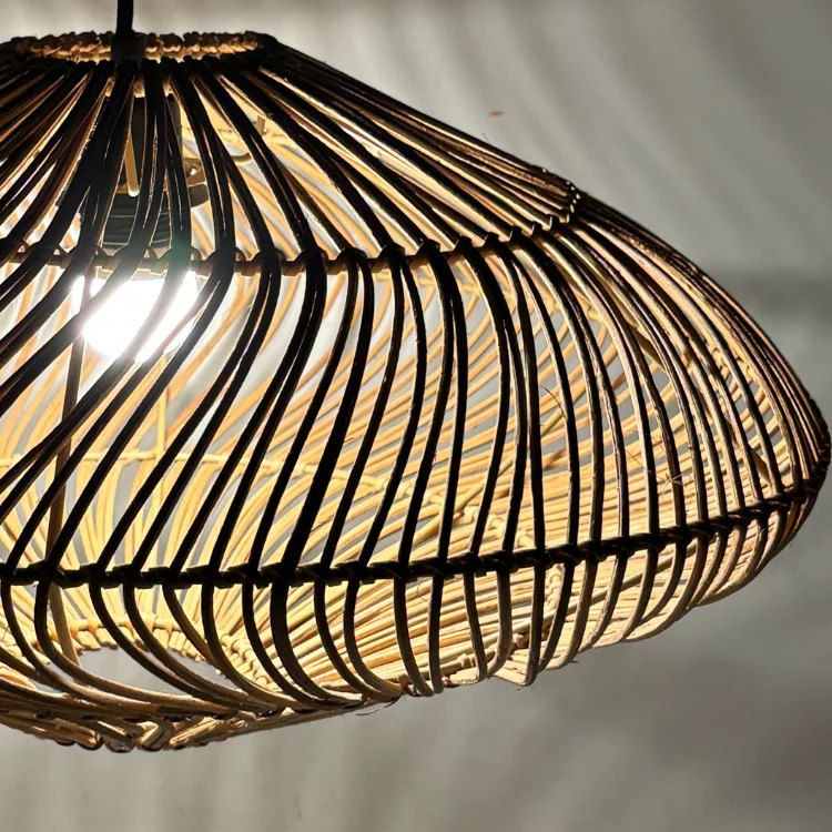 Hot Selling Rattan Lampshade Frame Handmade For Home Decor Oem Standard Packaging Made In Vietnam Factory