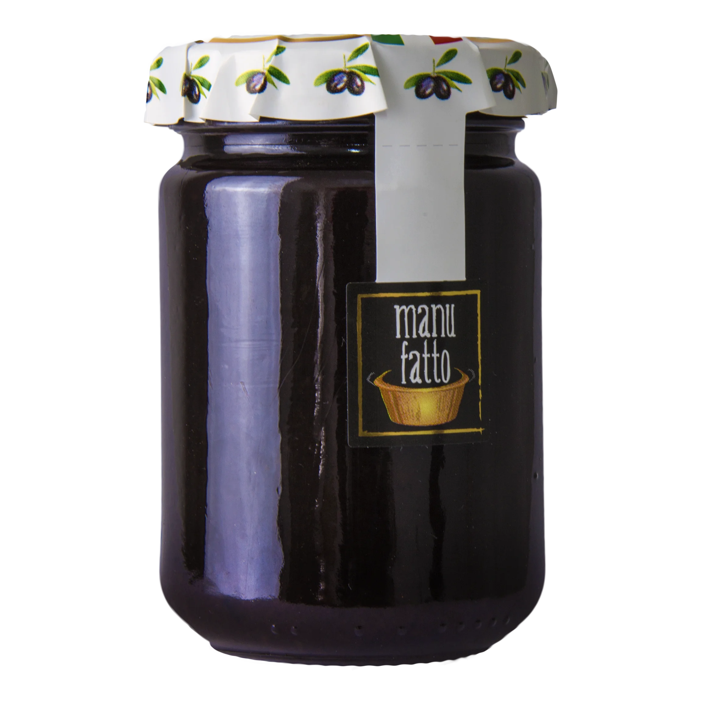 Premium quality Black Olive extra Jam 160g Made in Sicily to Serve With Cheese