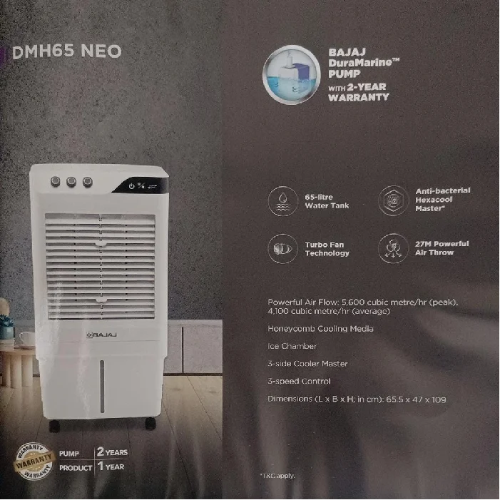 Wholesale Strong Air Flow 65L Water Tank Portable Evaporative Air cooler Outdoor Air Cooler with Good Material And Power