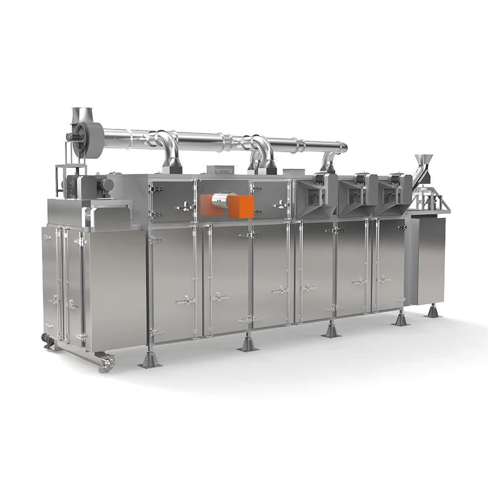 100kg/h Capacity Big Chain Conveyor Snack Vertical Industrial Use Electric Oven