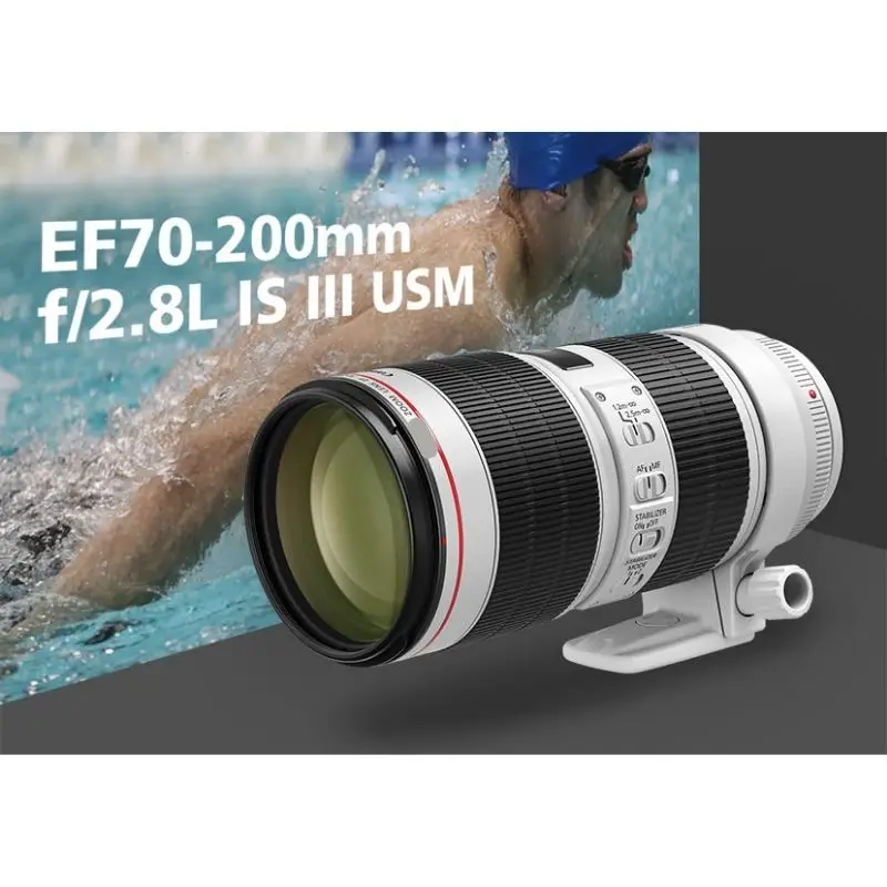 HOT PRICE EF 70-200mm f/2.8L IS III USM Lens for Digital SLR Cameras, White - 3044C002