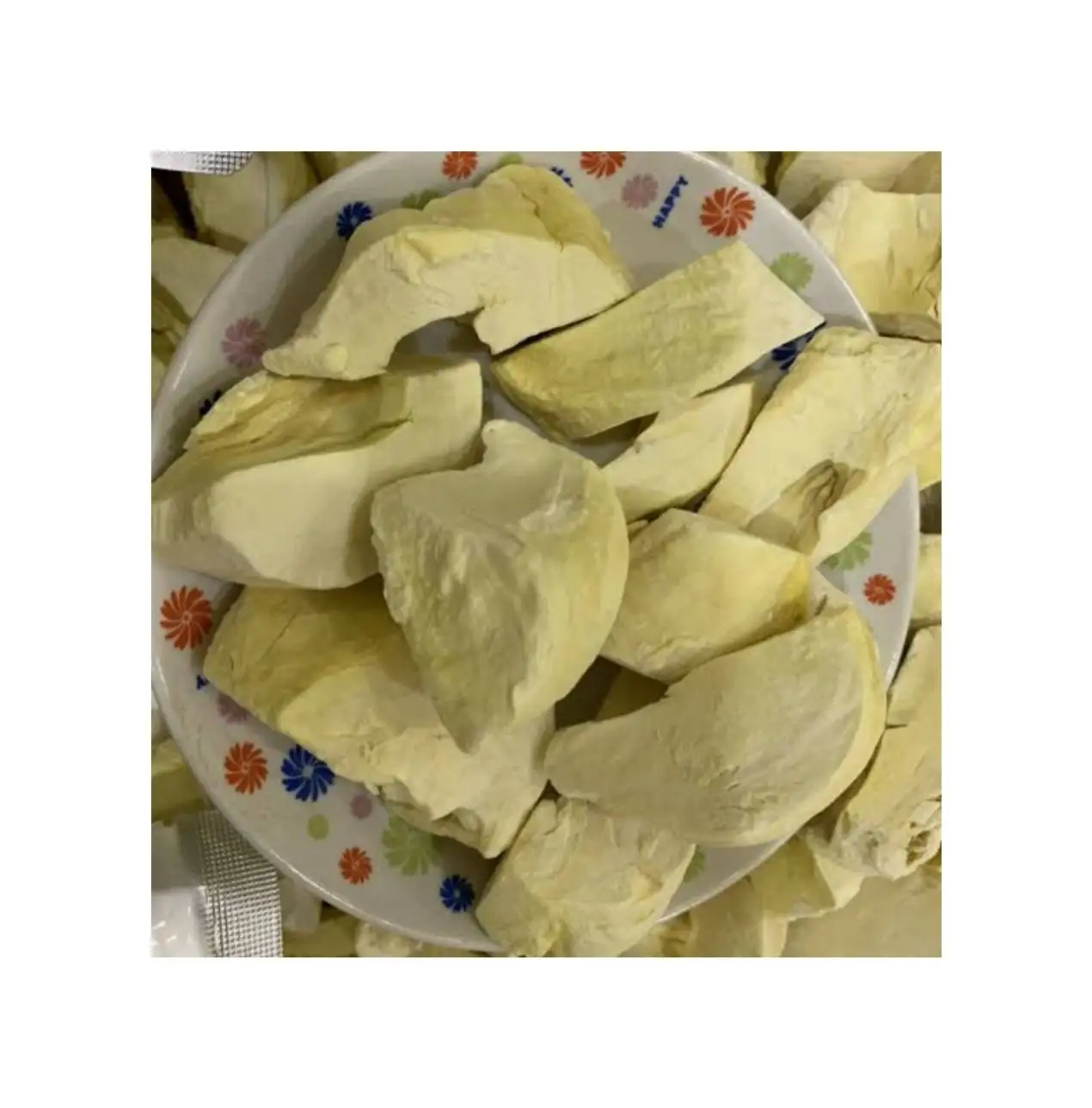 Freeze Dried Durian  100g./Pack/Low Sugar, Zero Flavorings, Wholesale from Factory in North of Thailand