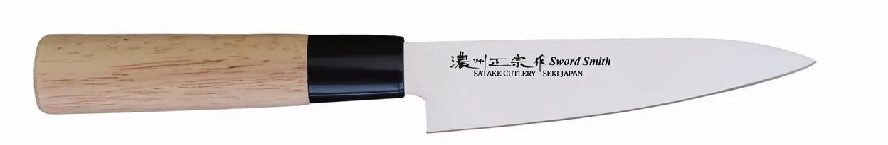 Oval handle Japanese style stainless steel cooking knives high quality made in Seki Japan Logo customization acceptable