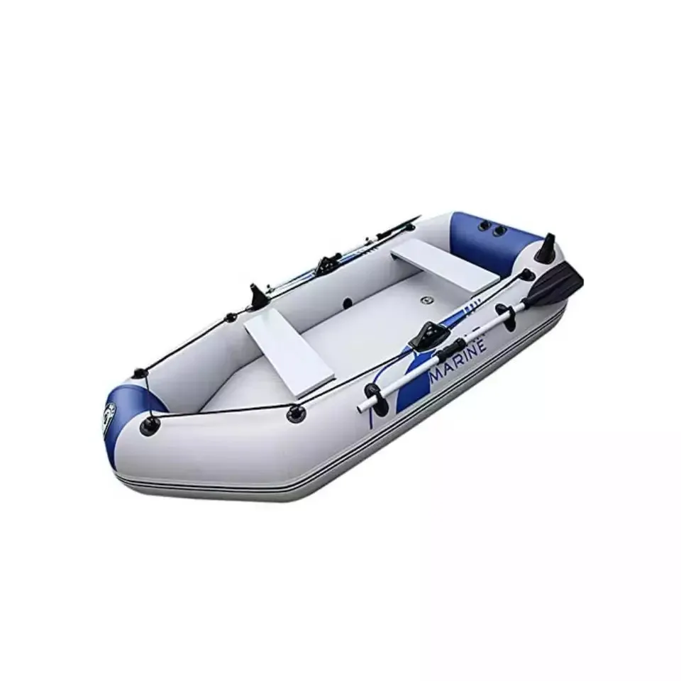 TOP SALE 3.6m inflatable boat rowing boats aluminum floor fishing boat for 6 persons