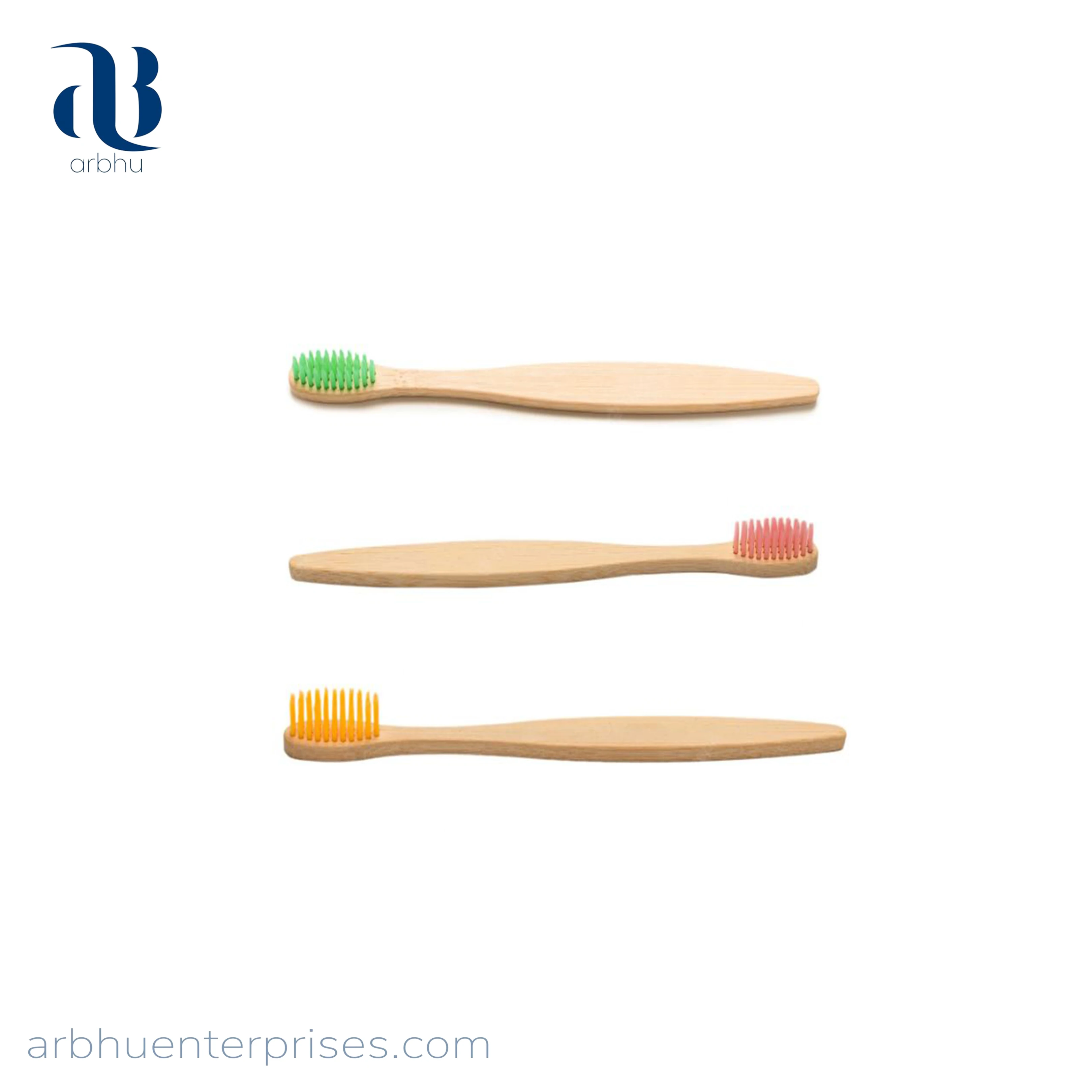 Customized 100% biodegradable eco-friendly soft bamboo toothbrush - Wholesale Disposable Bamboo Colorful Custom Chic Toothbrush