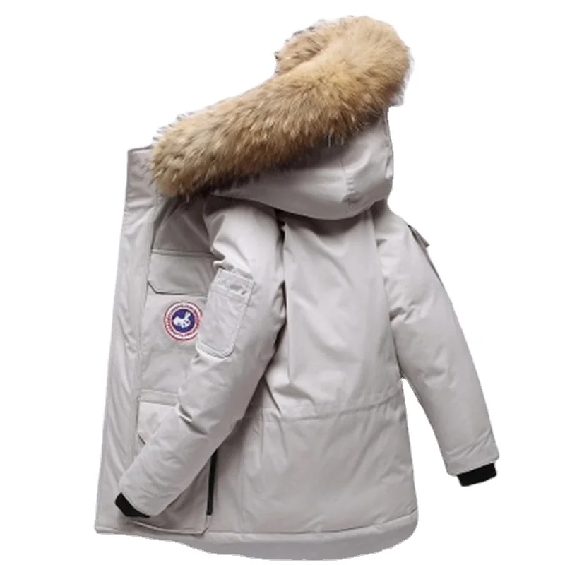 Best Quality 100% Polyester Portable Down Jacket Custom Puffer Jacket Faux Fur Puffer Coat