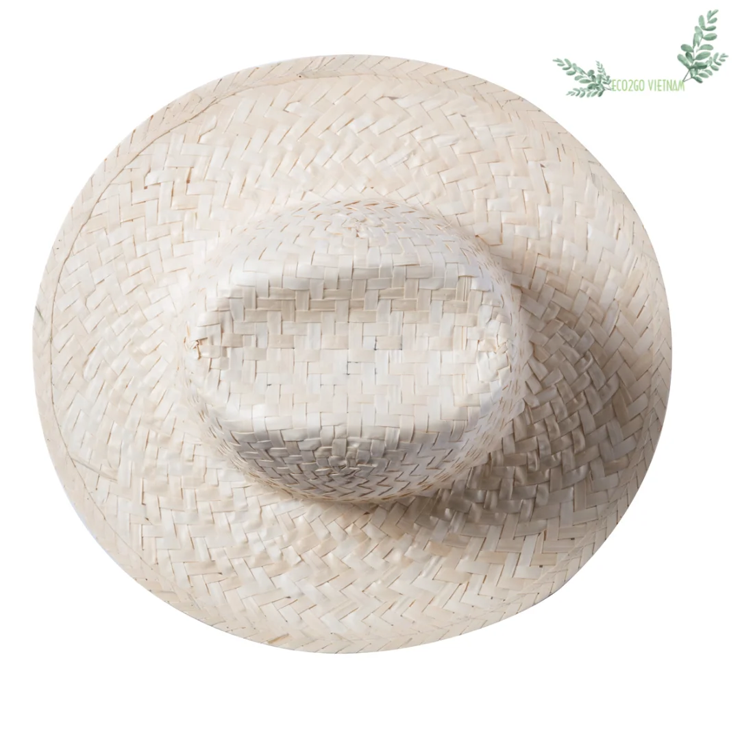 Biodegradable Custom Straw Hat With Custom Logo/ Straw Hats For Women/ Straw Hats For Men In Vietnam By Eco2go Vietnam