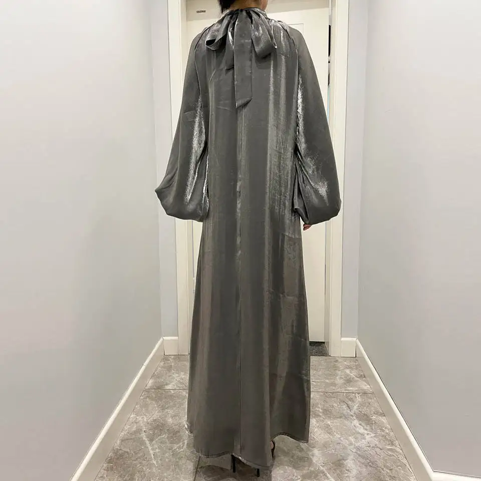 Modest Women Clothing Robe Arabe Abaya Dubai Islamic Womens Clothes Dress