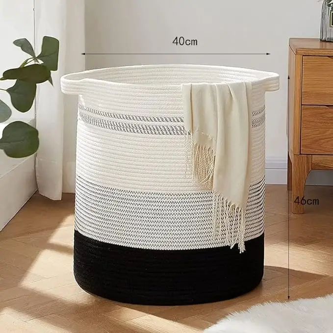 Pure 100% Cotton Rope Hanging Fruits Basket for Interiors and Exteriors Use Unique Rope Jute Storage Basket No reviews yet