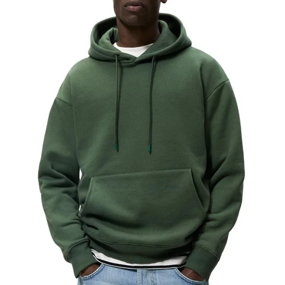 Heavyweight Hoodies Sweatshirt Manufacturer from Bangladesh Offering Custom Streetwear with No Drawstring Cotton Blank Hoodie